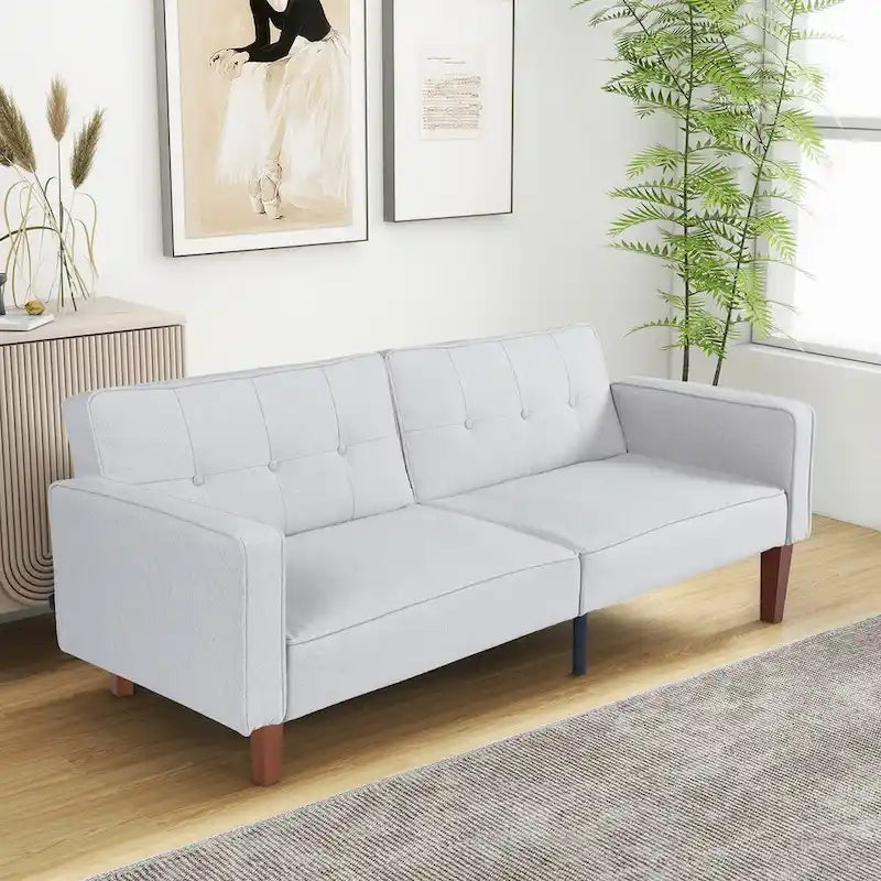 Canapé-lit futon en mousse à mémoire de forme convertible pour salon - 68.11*30.11*28.74