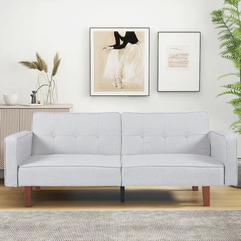 Canapé-lit futon en mousse à mémoire de forme convertible pour salon - 68.11*30.11*28.74