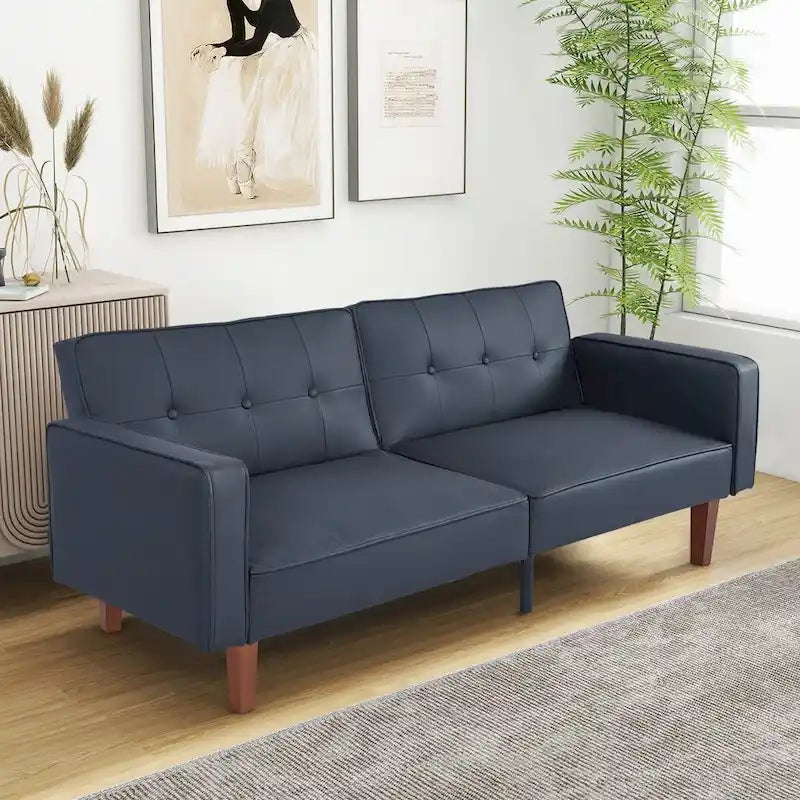 Canapé-lit futon en mousse à mémoire de forme convertible pour salon - 68.11*30.11*28.74