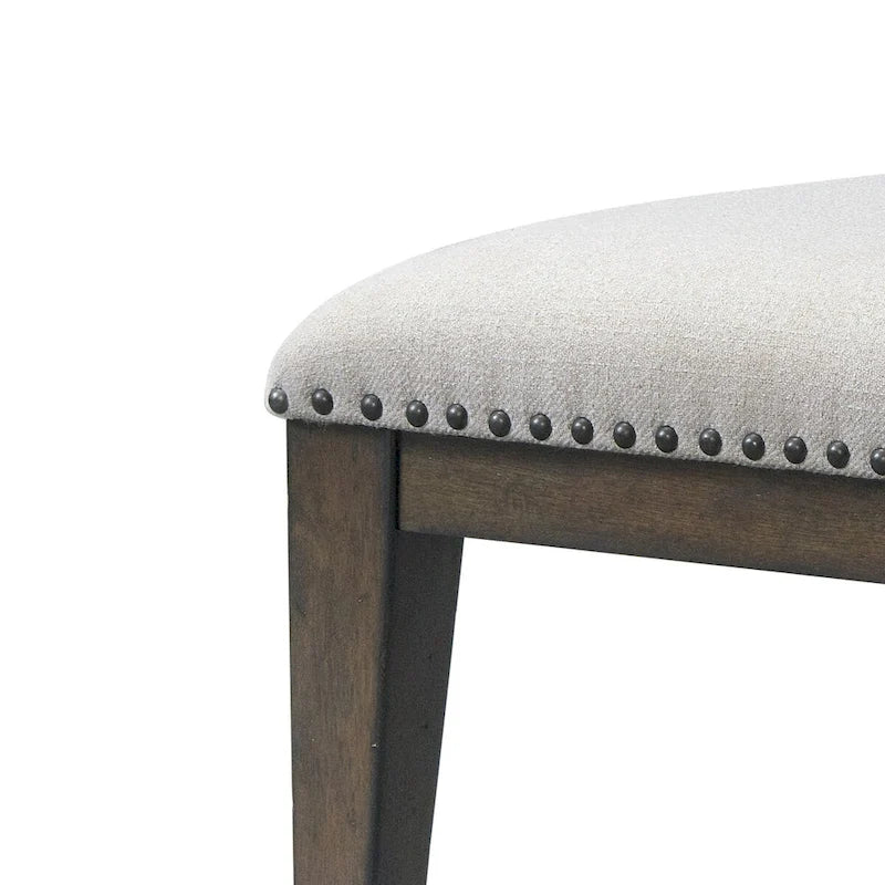 Chaises de salle à manger capitonnées avec clous décoratifs, pour coin repas, cuisine, salon
